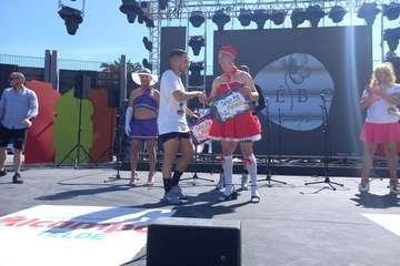 Carrera de Tacones del Carnaval de Telde 2023/TA e Ildefonso Rodríguez.